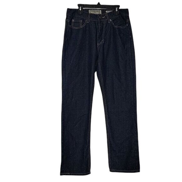 Vintage Genes Denim - Vintage Genes 1891 Relaxed Fit Dark Wash Denim Jeans‎ Unisex Straight Leg